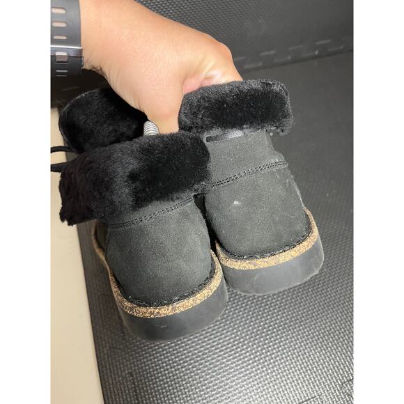 Birkenstock Cabin Core Bakki Black Suede Chukka Boot Women’s Size‎ 38 US 7 - Picture 6 of 7